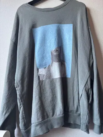 그레이 집업 맨투맨 VISIONARY THINKER