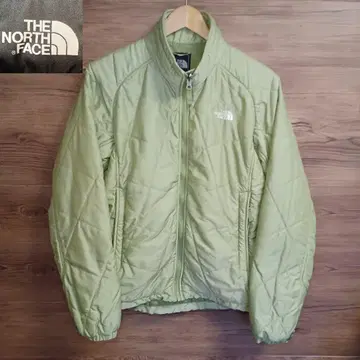 THE NORTH FACE 충전솜 퀼팅 자켓 그린 계열 여성 빈티지