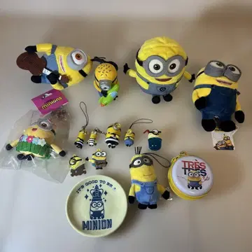 미니언 봉제 인형 잡화 세트 키링 잡화