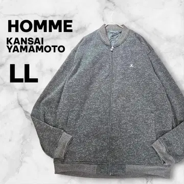 KANSAI YAMAMOTO HOMME 지퍼 블루종 LL 야마모토 간사이