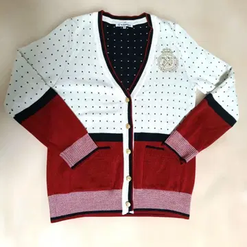 도트 무늬 스웨터 여성용