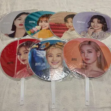 JIHYO 부채 6장 세트 TWICE