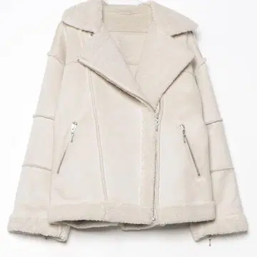 베이지 인조 모피 무스탕 코트 M jouetie 후루카와 유카 착용