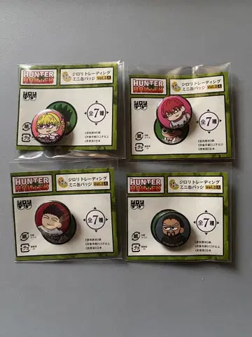 HUNTER x HUNTER 마메 캔뱃지 비스케 히소카 레이저 츠에즈게라