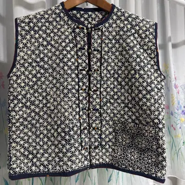 야오족 한정판 에스닉 새상품 손자수 태국 민족 의류 베스트