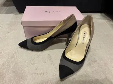 DIANA 그레이 블랙 스틸레토 펌프스