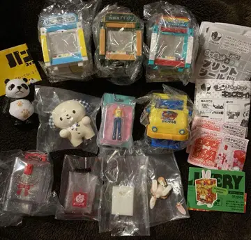 그 시절 프린트 씰기 키즈 라이드 코스메 애니멀 외 가챠 10점