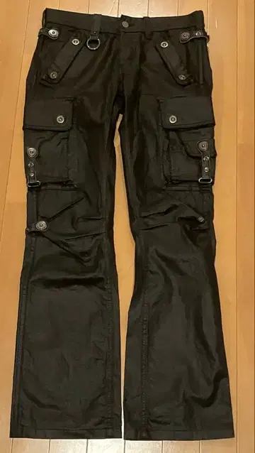 Tornado Mart Y2K archive 코팅 카고 팬츠
