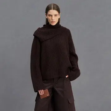 ZARA 울 더블 컬러 니트