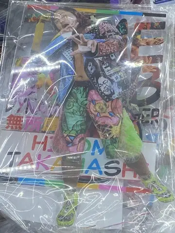 GIGO 한정판 신일본 프로레슬링 빅 아크릴 스탠드 타카하시 히로무