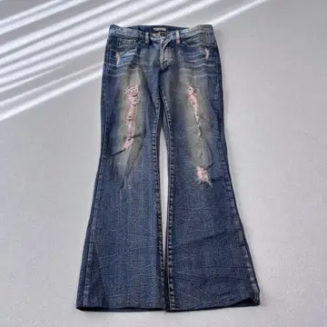 goa archive damage flare denim M 00s Y2K