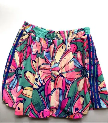 새상품 아디다스 오리지널 브라질리안 플라워 개더 스커트 J-L