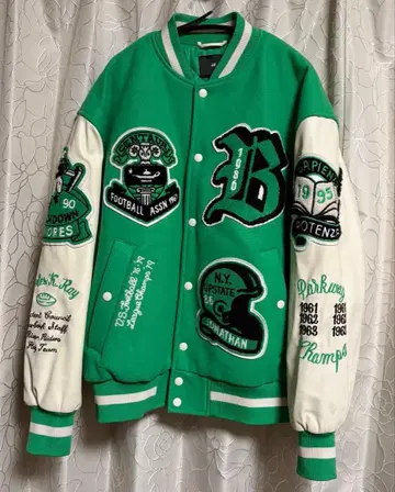 H&M 바시티 자켓 US M