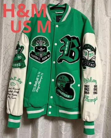 H&M 바시티 자켓 US M