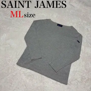 SAINT JAMES 더블 페이스 스웨터 ML 그레이 남성용 여성용