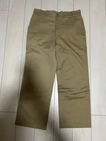 sears 베이지 치노 팬츠 안감 체크