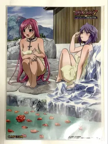 로자리오와 뱀파이어 온천 장면 클리어 파일 2장 세트