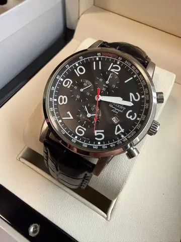 ORIENT 오리엔트 아날로그 남성용 손목시계 크로노그래프