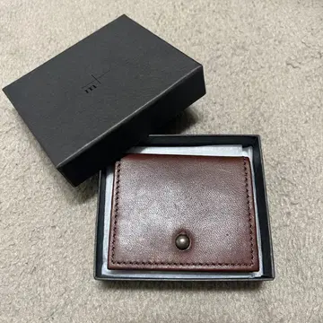 엠피우 m+ 코인 케이스 미니모 minimo tabacco 브라운