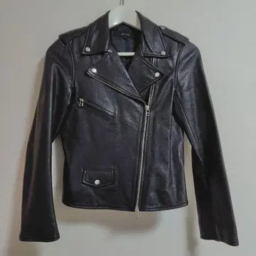 [ 새상품급 ] allureville 블랙 가죽 라이더 자켓