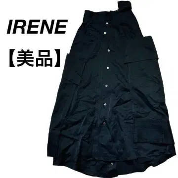 IRENE 아이레네 랩스커트 대형 카고 포켓 블랙 [ M ]