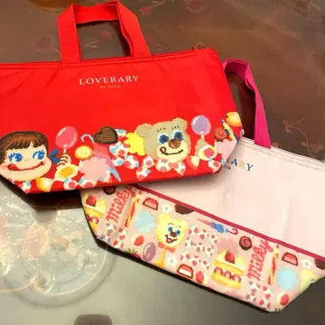 미인백화 부록 러브러리 바이 페이 페코짱 보냉 보온 백 2개 세트