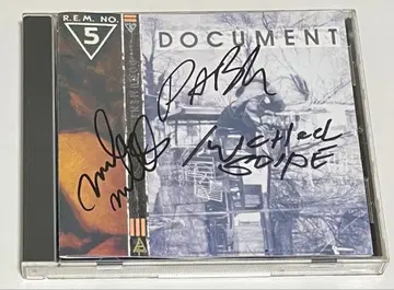 R.E.M. DOCUMENT 사인 포함 CD