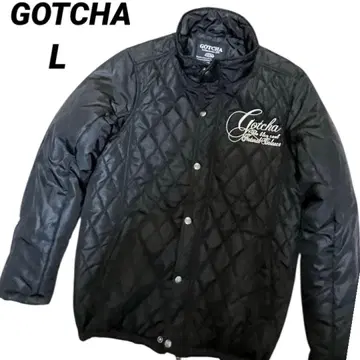 GOTCHA 블랙 퀼팅 자켓 L 사이즈