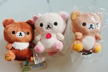 리락쿠마 테노리 봉제 인형 리락쿠마 코리락쿠마 차이로이코구마 세트