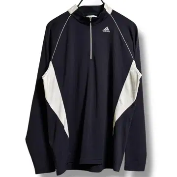 [ adidas ] 블랙/화이트 긴팔 셔츠 [ O 사이즈 ]