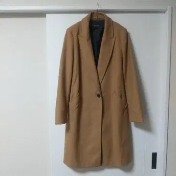 ZARA 카멜 울 롱 코트
