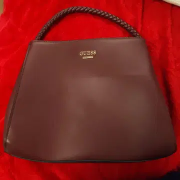 GUESS 와인 레드 핸드백