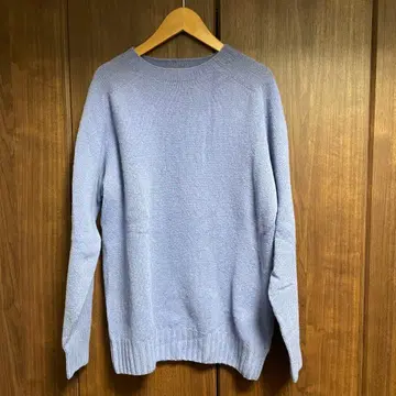 MORRIS & SONS 긴팔 니트 스웨터 (스카이블루)