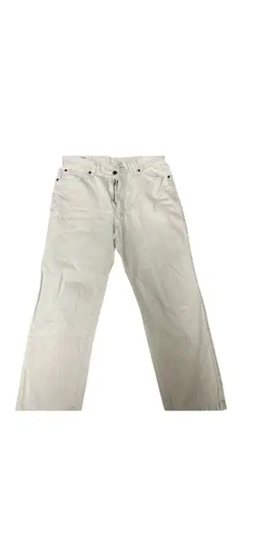 Lee 화이트 스트레이트 청바지