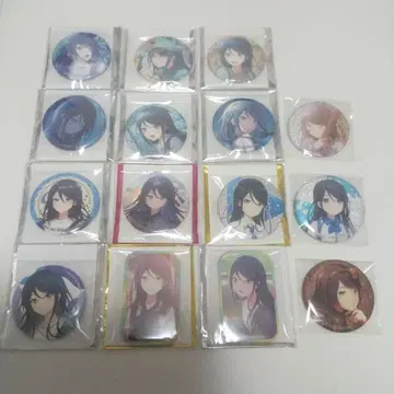 프로세카 호시노 이치카 글리터 캔뱃지 스퀘어 배지 묶음 판매