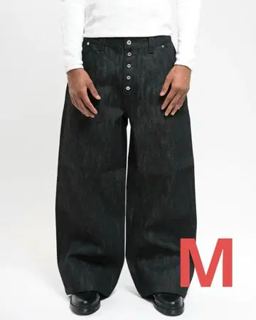 MENES Raw Selvedge Loose Fit Jeans M