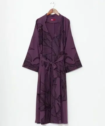 [카야] 꽃 흐름 겉옷 보라색