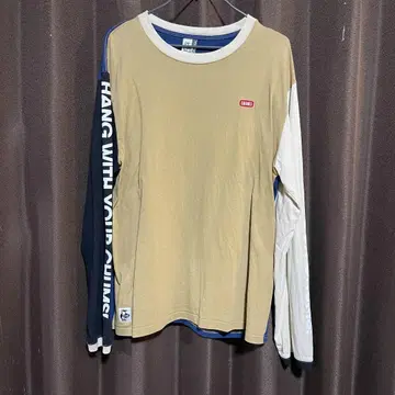 CHUMS 참스 긴팔 롱티 티셔츠