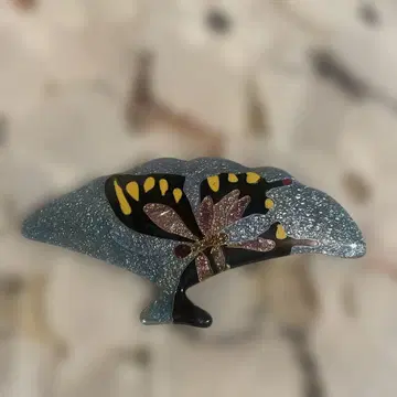 핸드메이드 칠보 세공 브로치