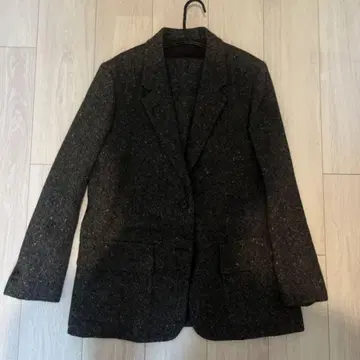 MARGARET HOWELL 트위드 셋업 차콜 그레이