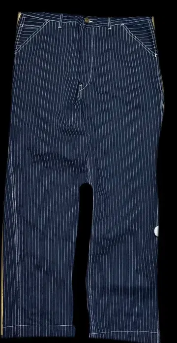 mode space 워 스트라이프 스트레이트 스트라이프 팬츠