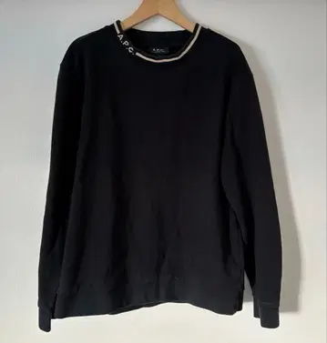 APC 아페쎄 맨투맨 트레이닝복 L 블랙