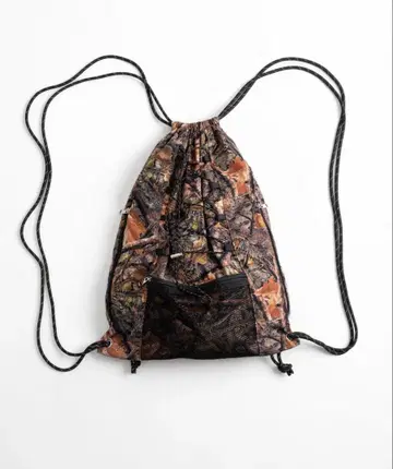 WISH FOR EVER 드로 코드 냅색 리얼리 브라운