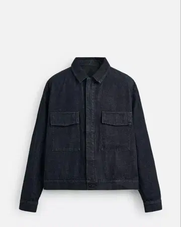 셀비지 데님 셔츠 자켓 ZARA