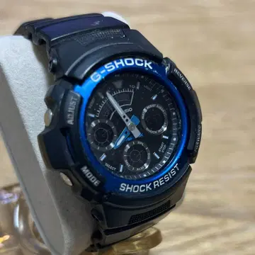 G-SHOCK 아날로그 쿼츠 손목시계 블랙/블루