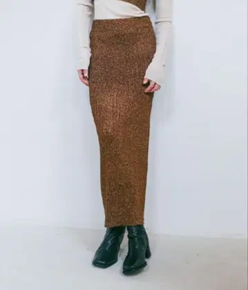 새상품 sahara 글리터 니트 스커트