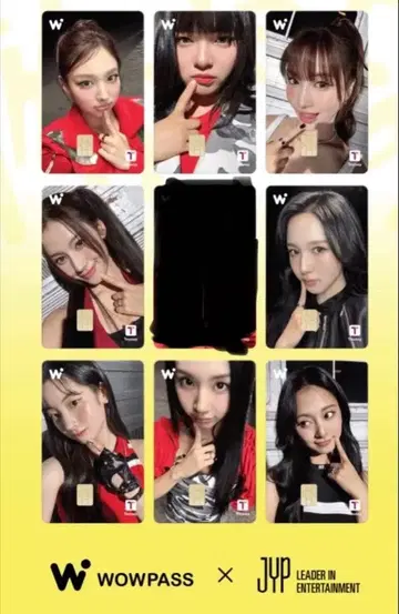 WOWPASS x TWICE 8장 세트