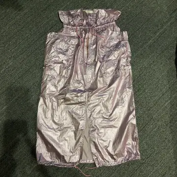 venit 메탈릭 하이웨스트 스커트 핑크