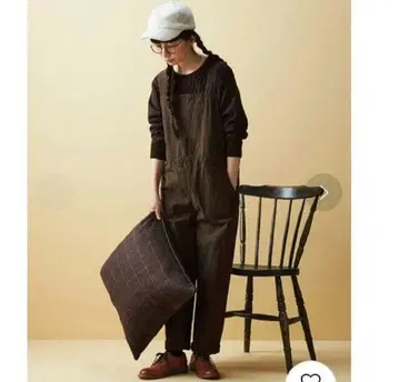 써니클라우드 글렌체크 초코 서스팬더 스커트 펠리시모 브라운 LT