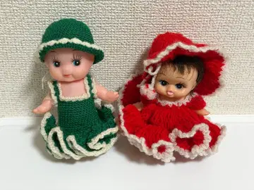 니트 드레스 인형 세트